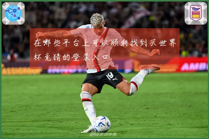 在哪些平台上可以顺利找到买世界杯竞猜的登录入口
