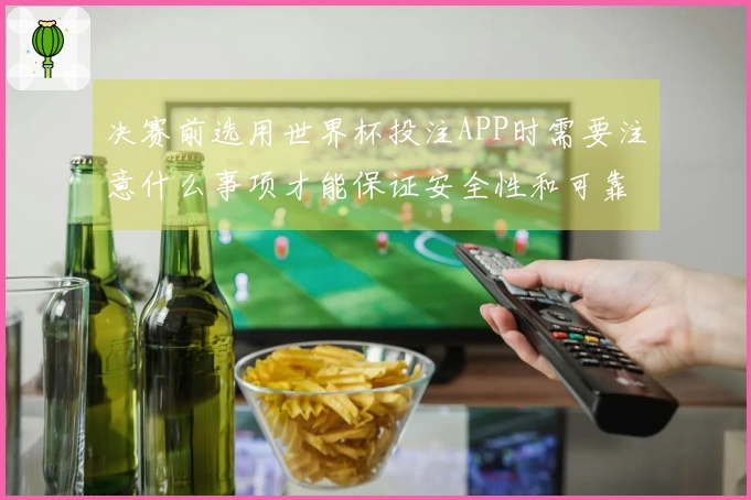 决赛前选用世界杯投注APP时需要注意什么事项才能保证安全性和可靠性